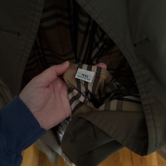Vintage Burberry Double Breasted Trench Coat - Picture 6 of 12